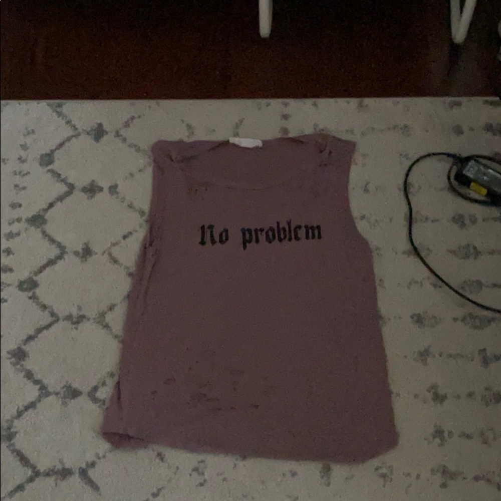 Distressed no problem tank